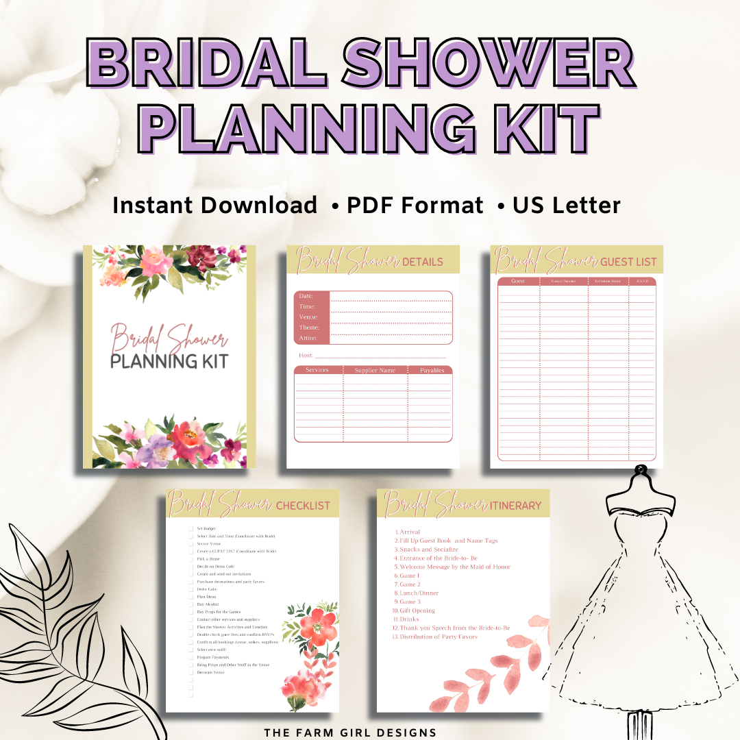 Bridal Shower Planning Kit
