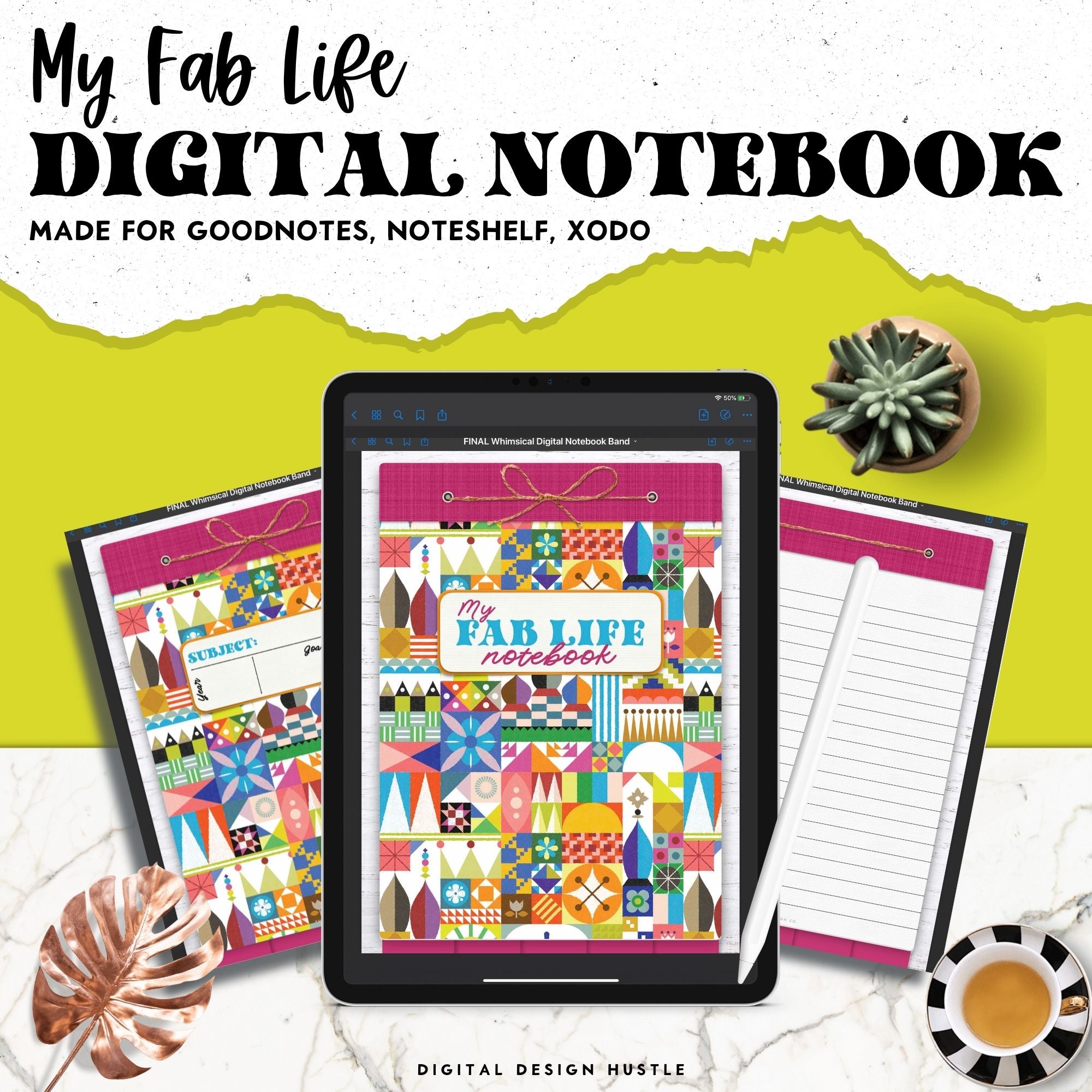 Whimsical Digital Notebook