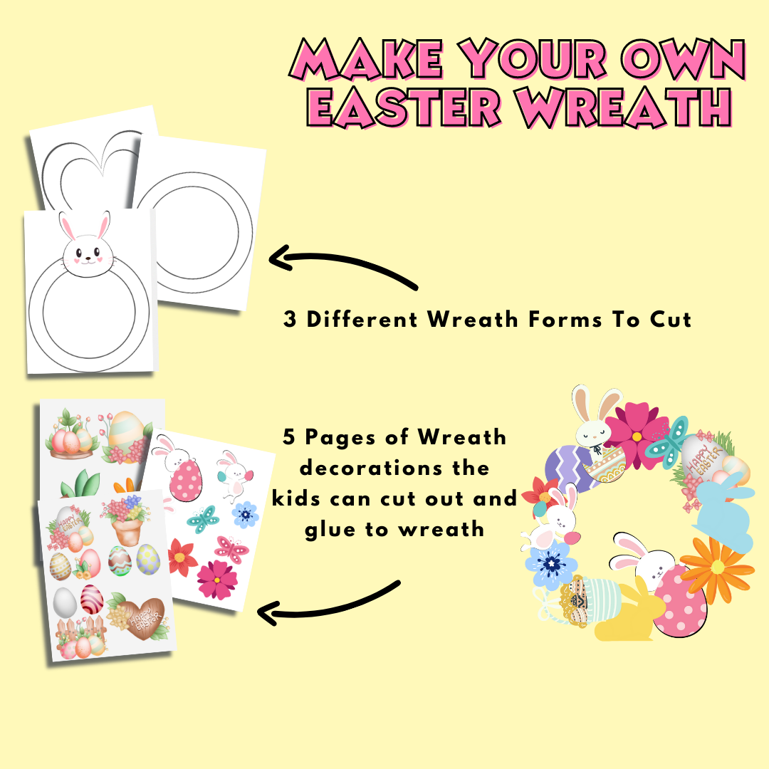 Easter Wreath Kit For Kids