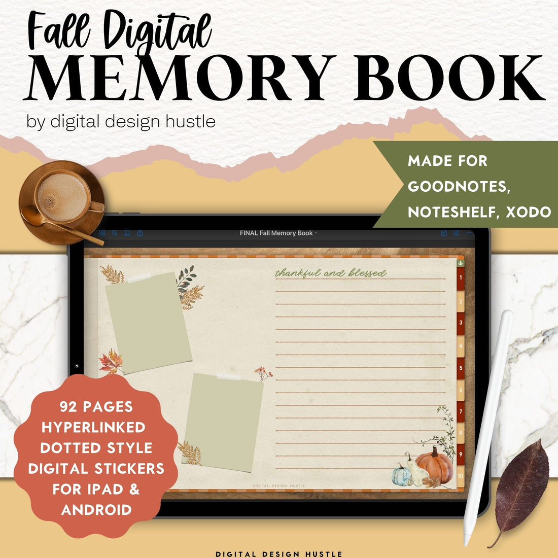 Digital Fall Memory Book