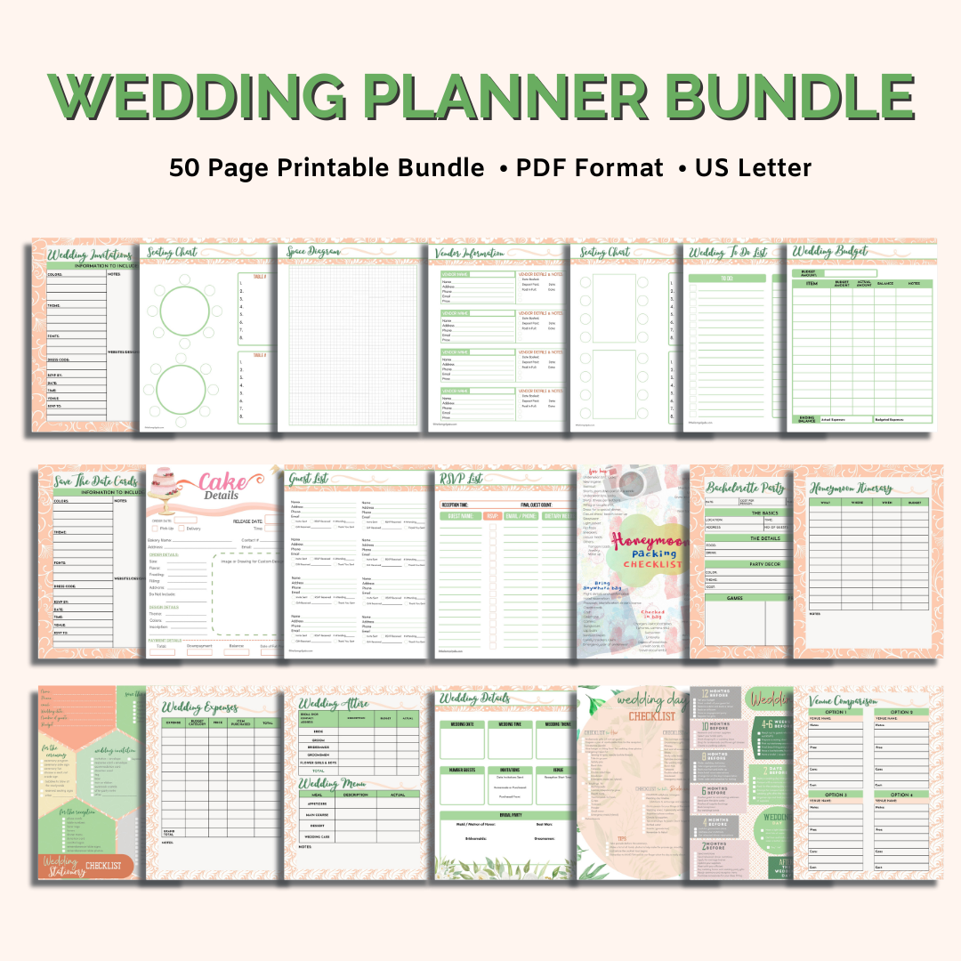 Ultimate Wedding Planner - Farm Girl Designs ultimate-wedding-planner-farm-girl-designs