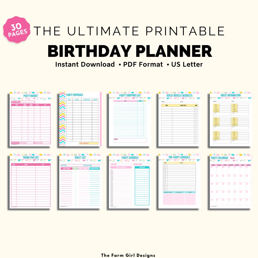 Birthday Party Planner