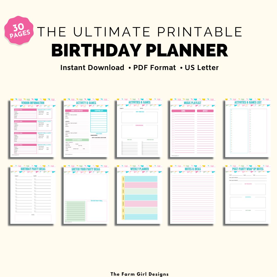 Birthday Party Planner