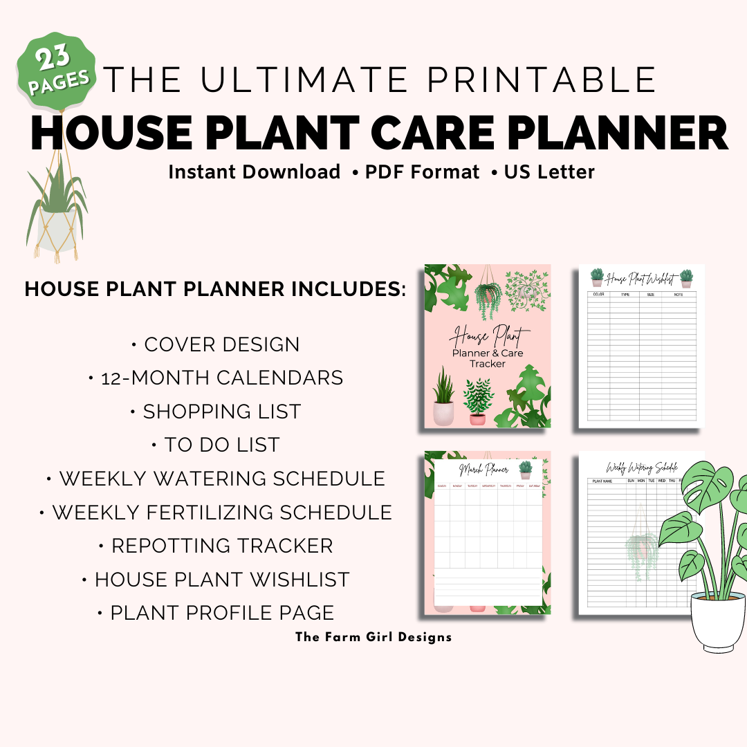 Houseplant Planner – Farm Girl Designs houseplant-planner-farm-girl-designs