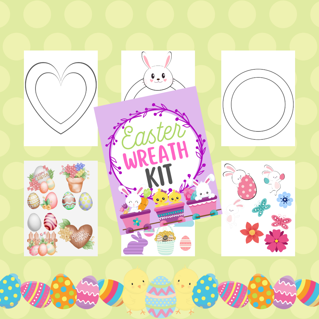 Easter Wreath Kit For Kids