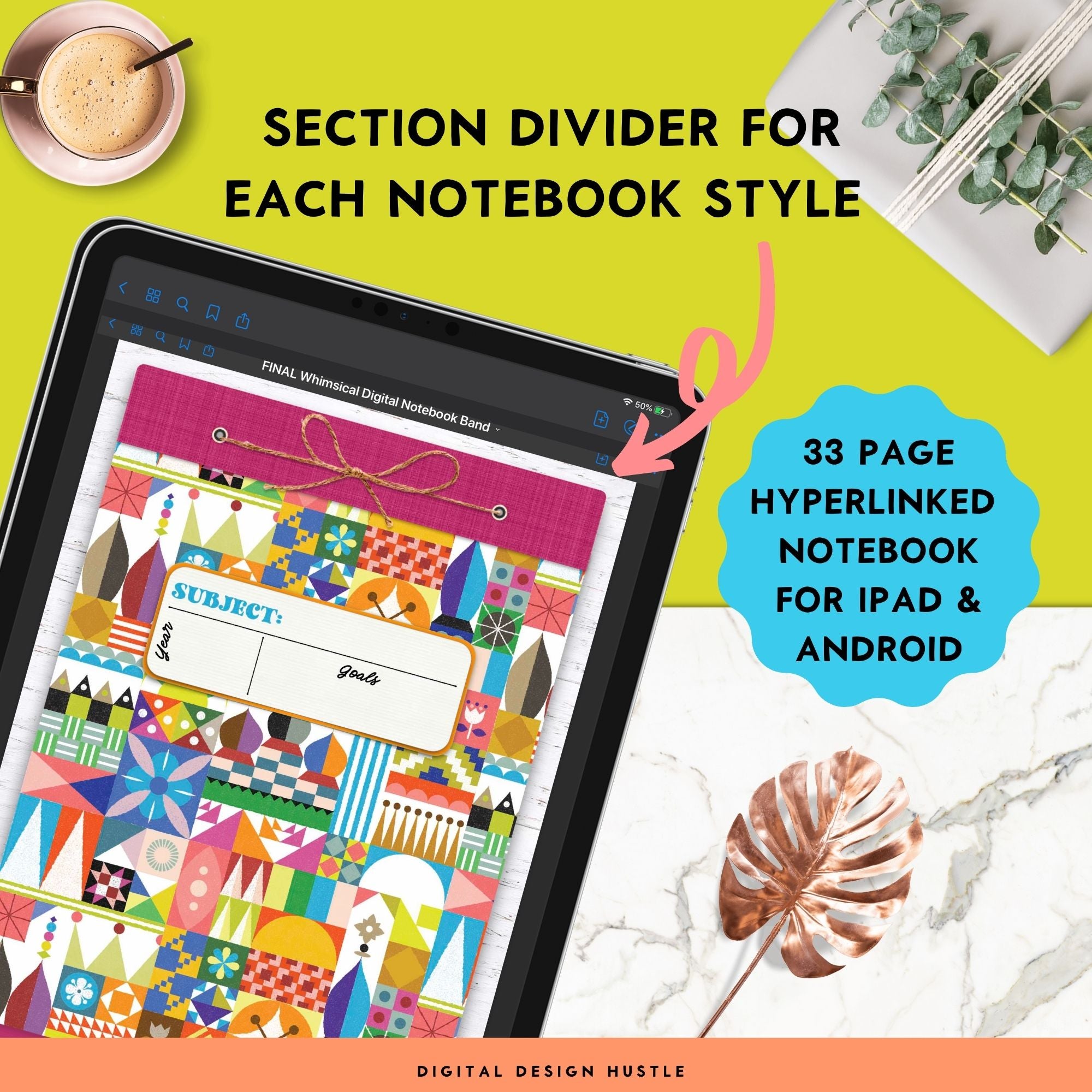 Whimsical Digital Notebook