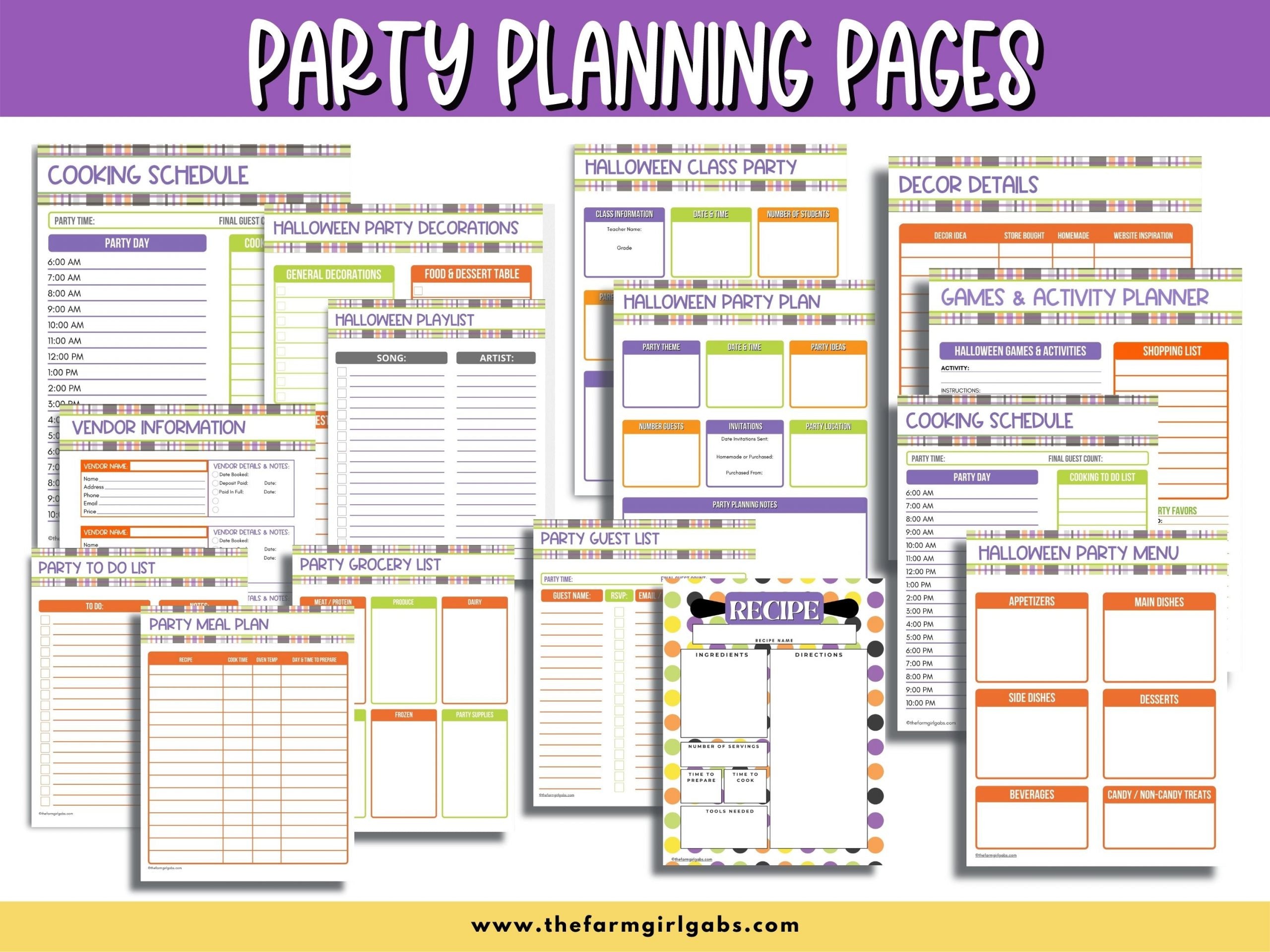 Plan the ultimate Halloween. This printable Halloween planner will keep you organized this fall season. This digital download fall activity planner is filled with planning pages to help you plan the best Halloween and fall for your and your family.