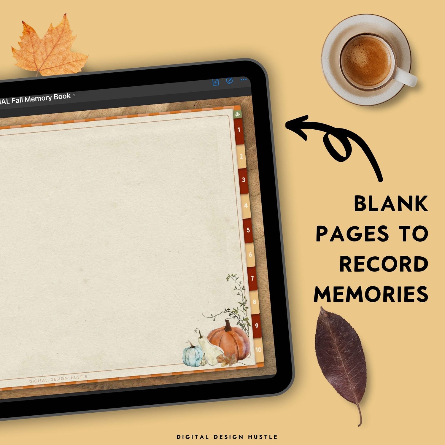 Digital Fall Memory Book