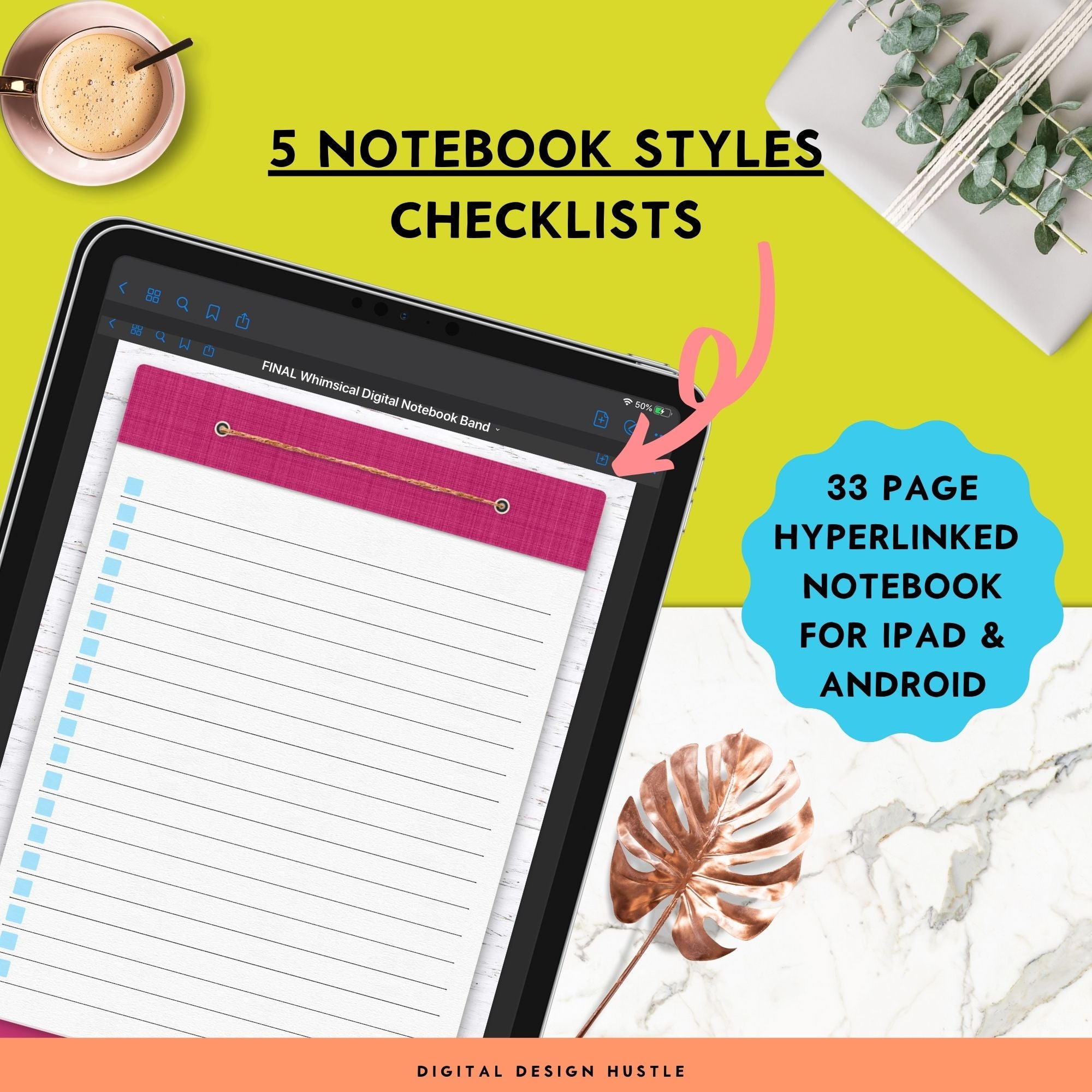 Whimsical Digital Notebook