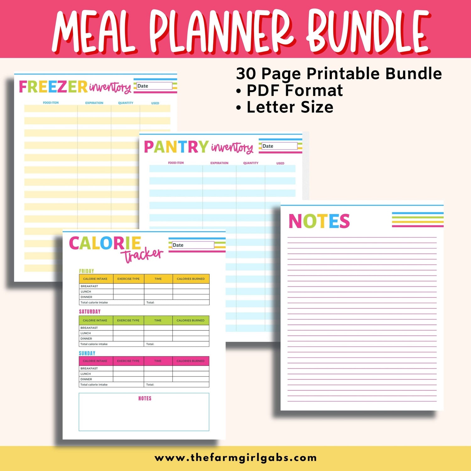 Meal Planner – Farm Girl Designs meal-planner-farm-girl-designs