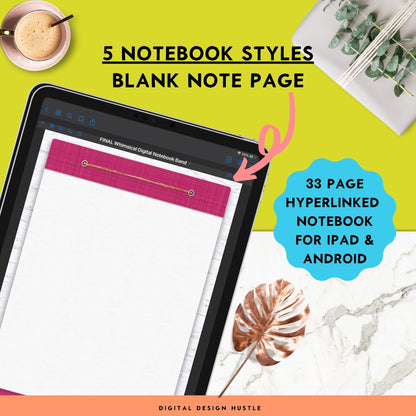 Whimsical Digital Notebook