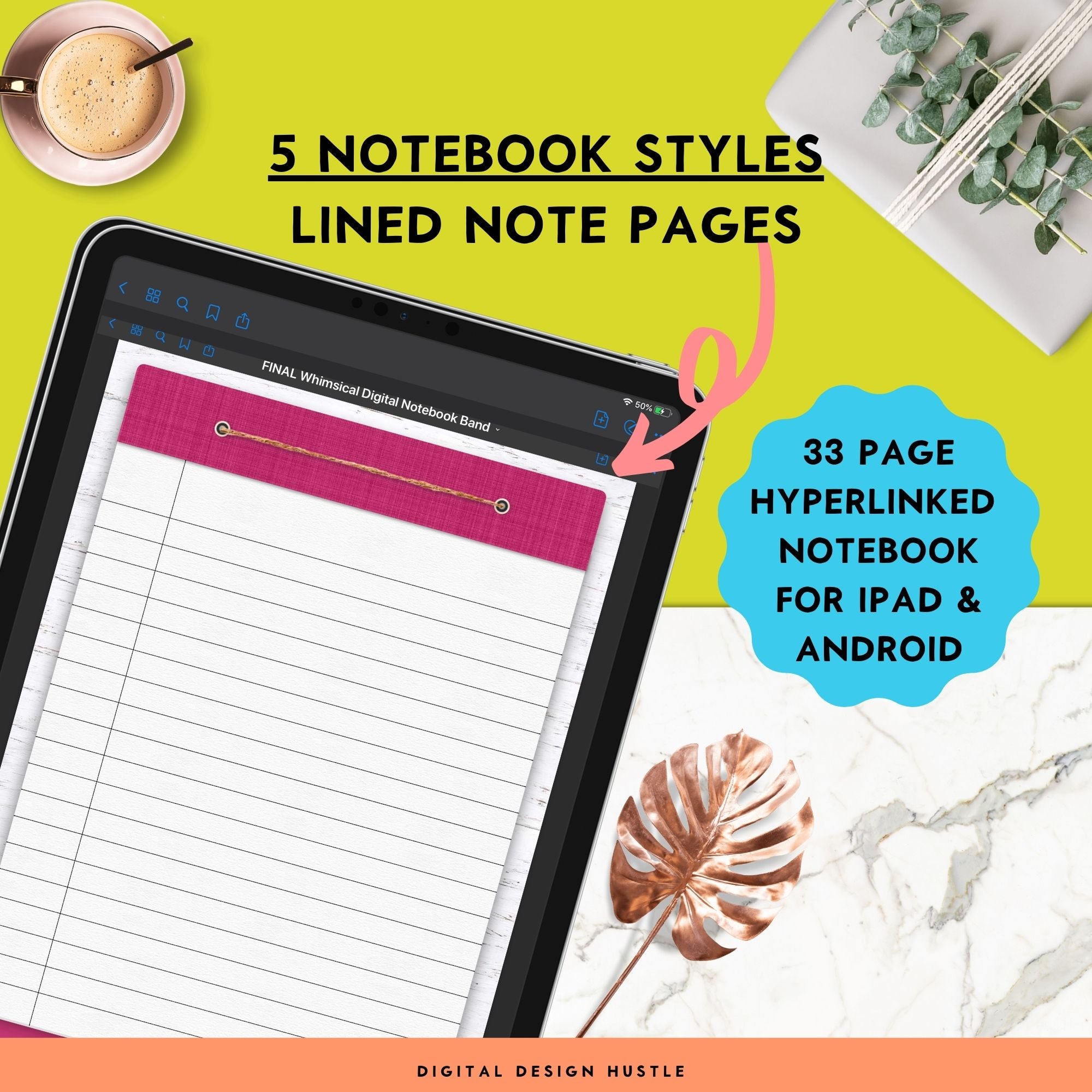 Whimsical Digital Notebook