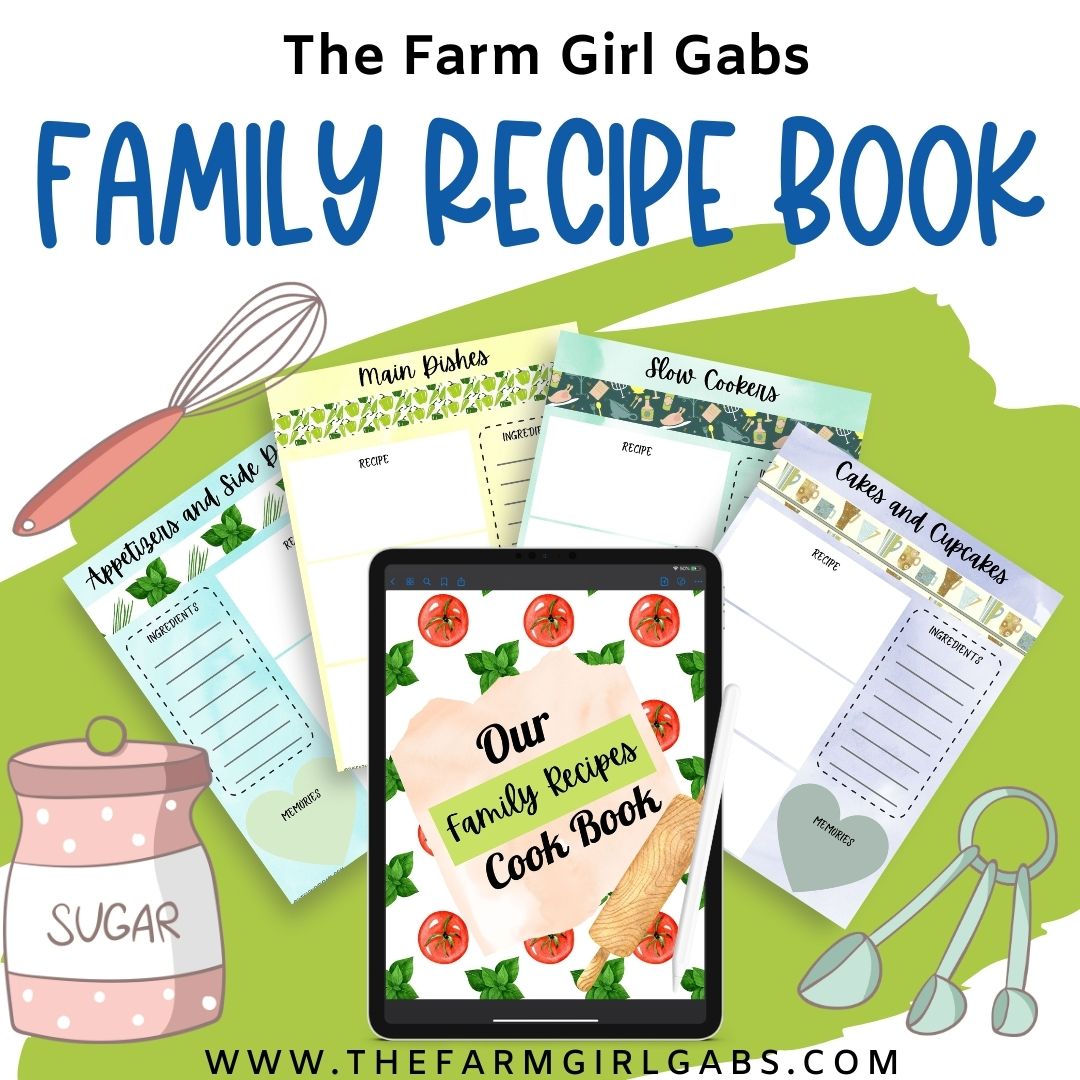 Cherish those special family recipes handed down year after year. This printable Family Recipe Cookbook will help you keep track of your family favorites.