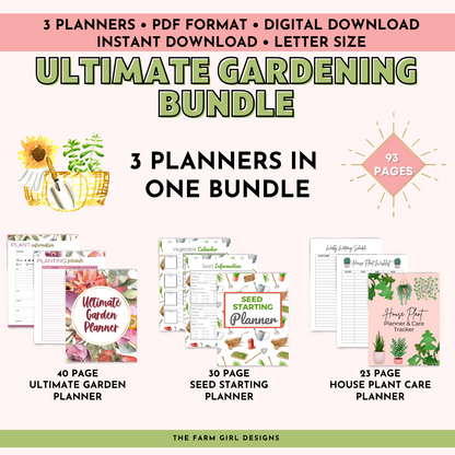 seed money garden planner Garden Planner Bundle – Farm Girl Designs