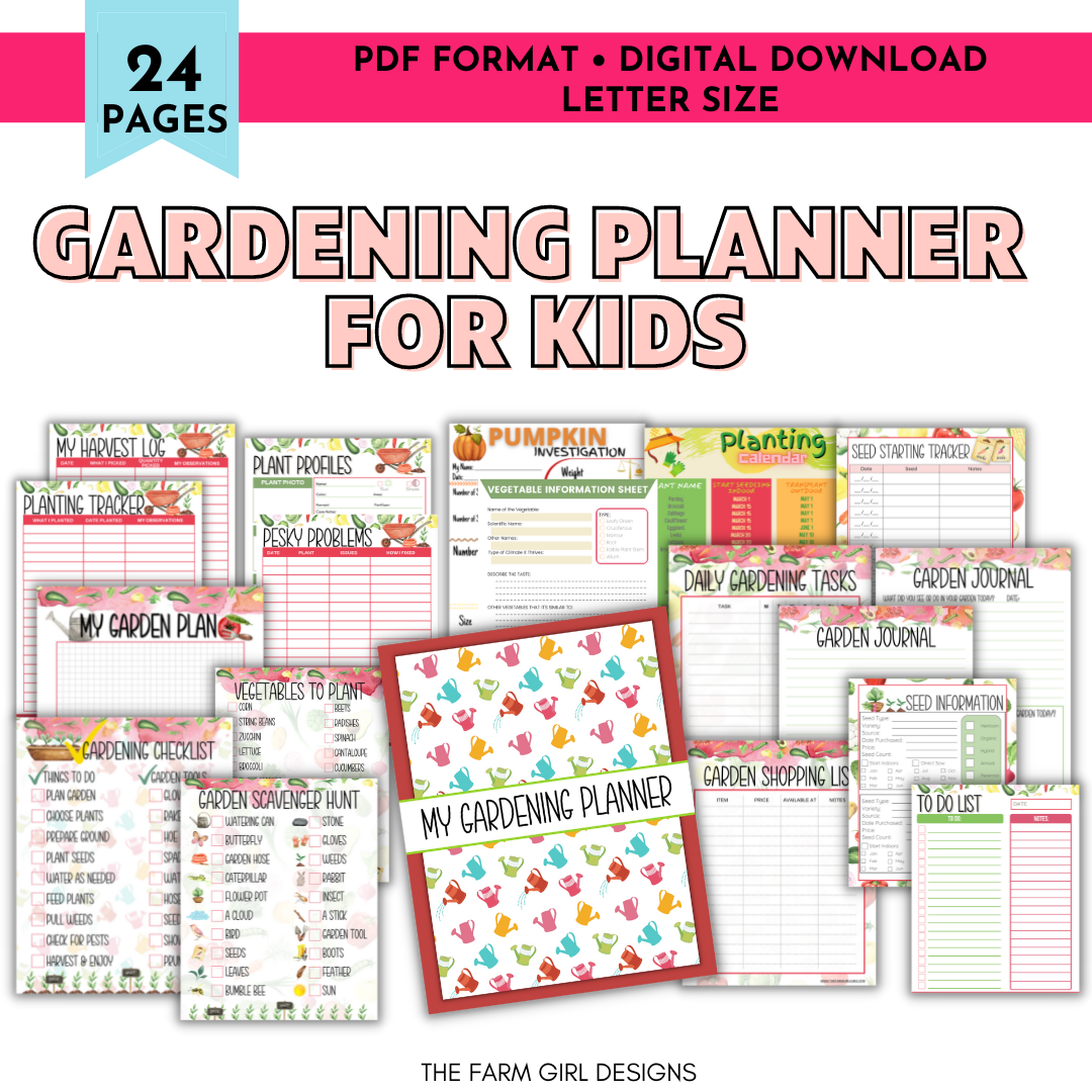 Garden Planner For Kids