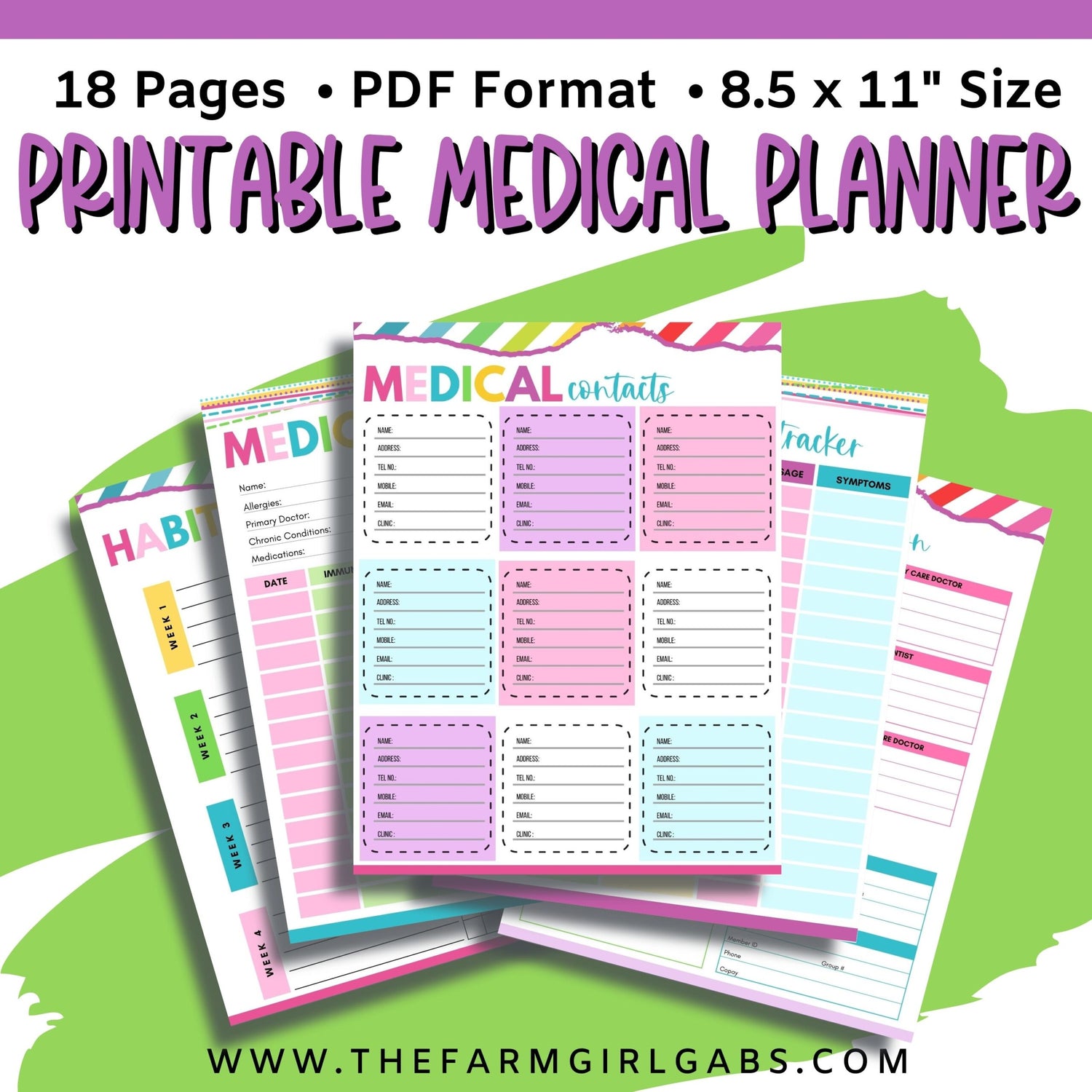 Medical Planner - Farm Girl Designs medical-planner-farm-girl-designs