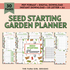 Dive into the world of home gardening with this Seed Starting Garden Planner. Starting seeds yourself can be a tricky endeavor. This seed starting planner is ready to help you feel confident in your gardening skills. 