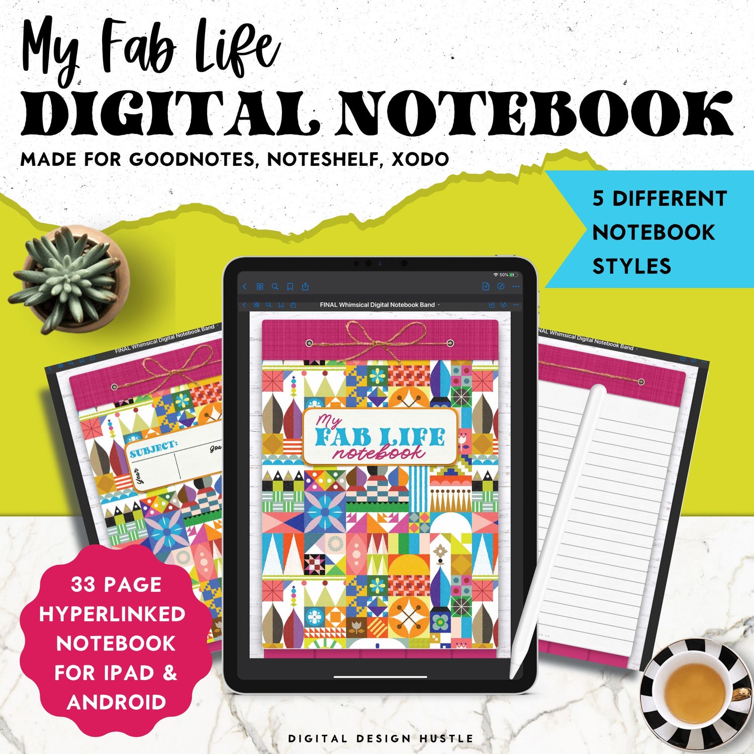 Whimsical Digital Notebook